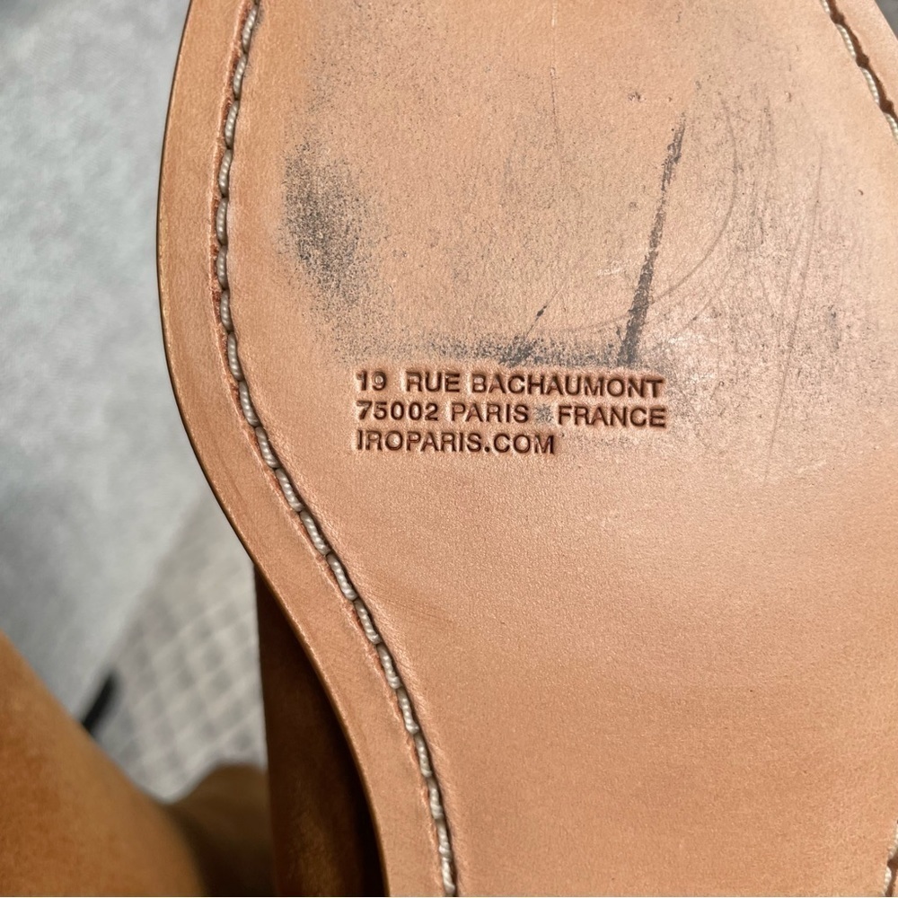 IRO Men’s Chelsea Boots in Camel Size 42 EUR Like New - Picture 11 of 15